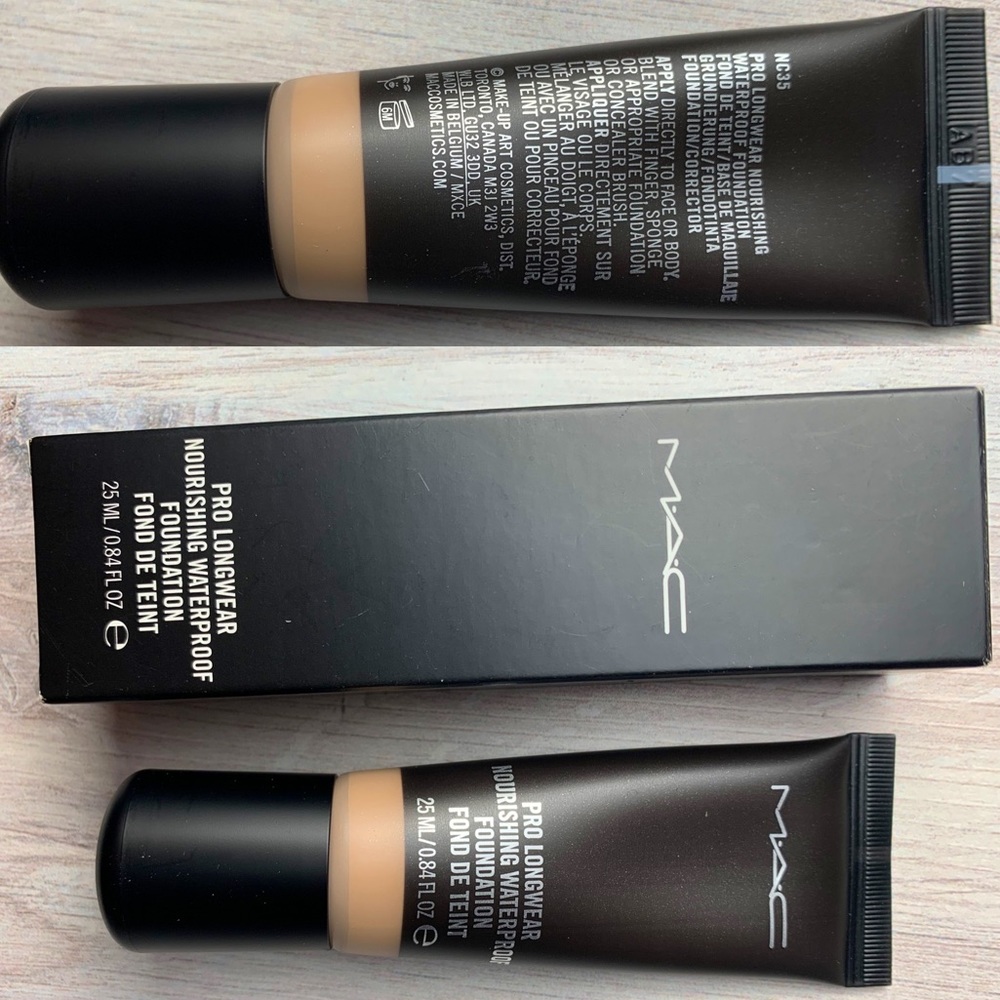 NIB NC35 Prolongwear Nourishing Foundation MAC